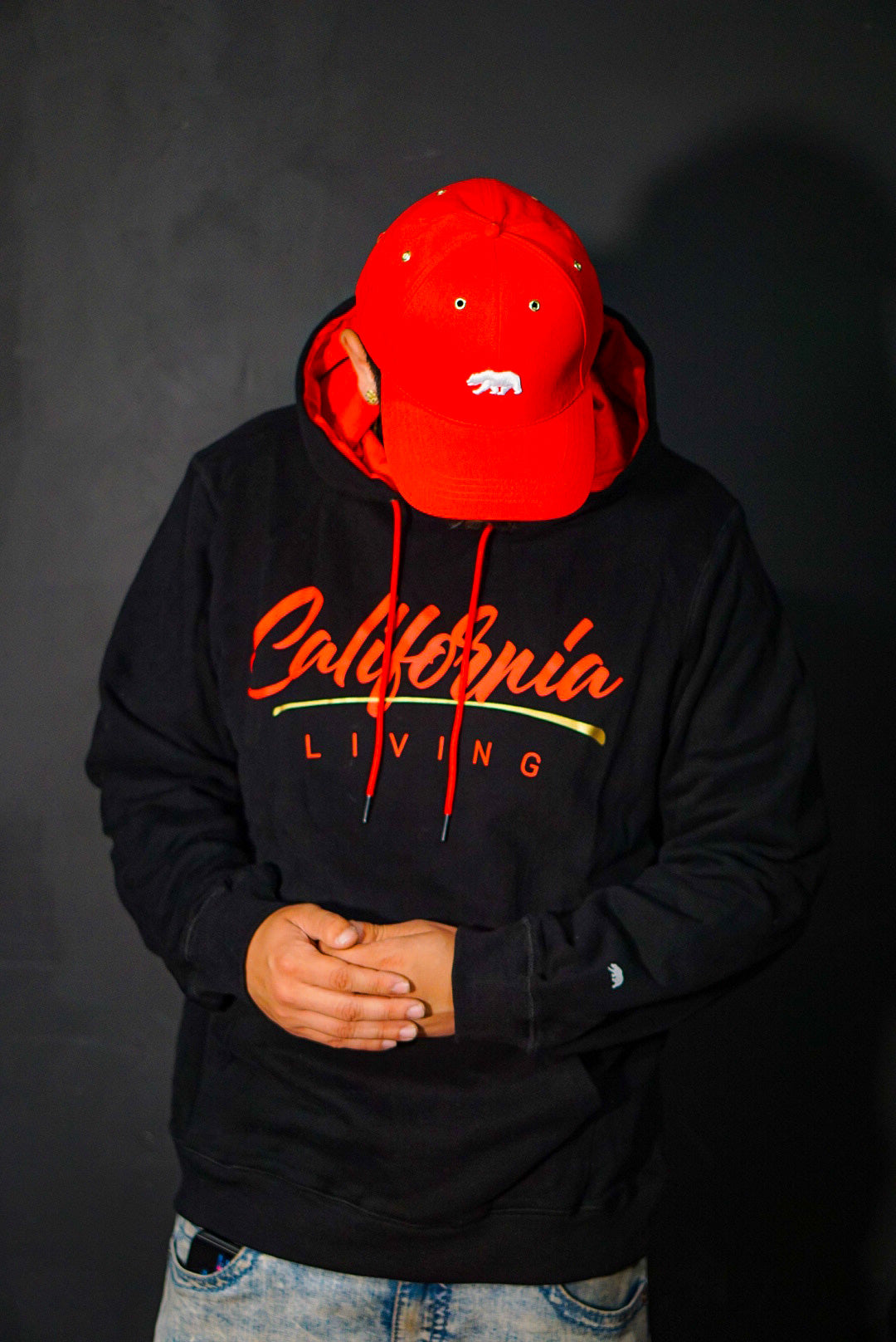 Blk & Crimson Hoodie