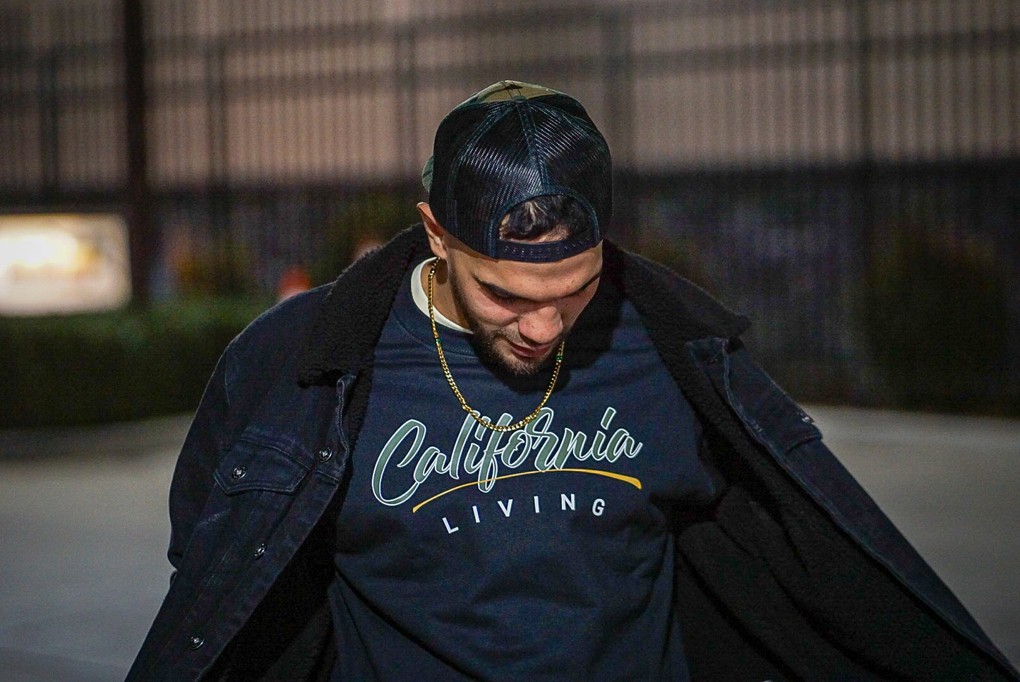 California Living Crew neck w/Olive (FREE SHIPPING)