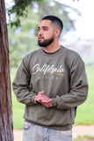California Living crew neck in Olive