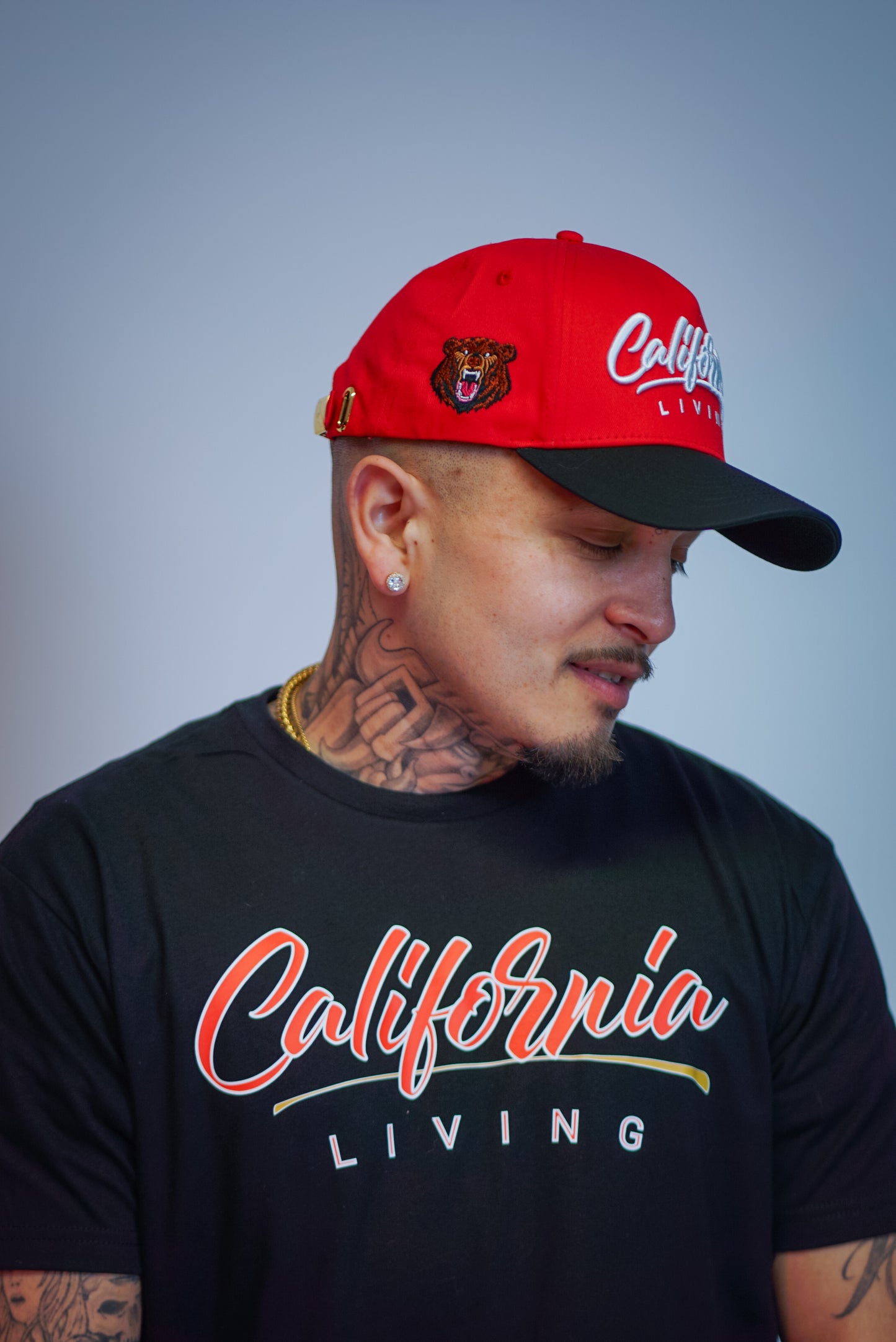 Red California Living Gold Clip