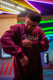 California Living crew neck in Burgundy