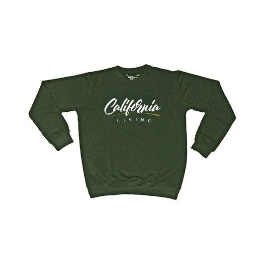 California Living crew neck in Olive