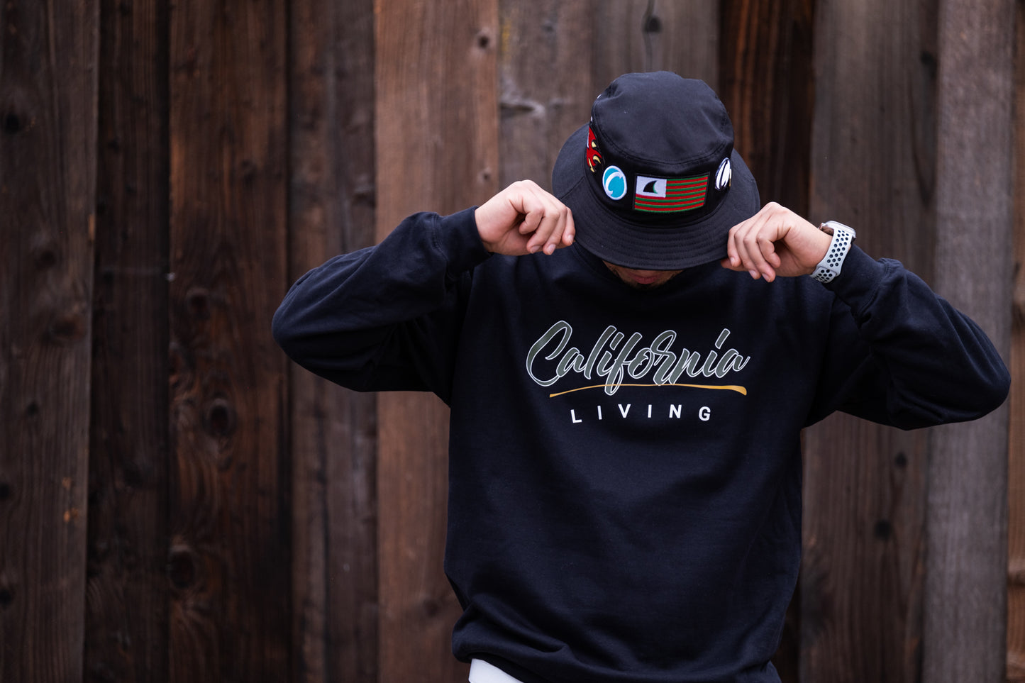 California Living Crew neck w/Olive (FREE SHIPPING)