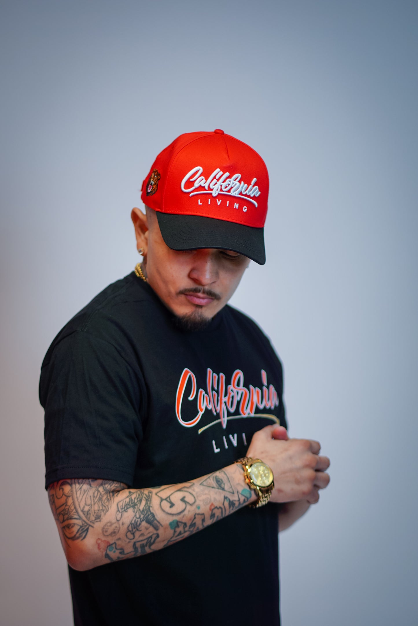 Red California Living Gold Clip