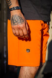 California Living shorts in sunset orange