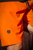 California Living shorts in sunset orange