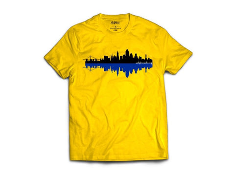 Golden city wave